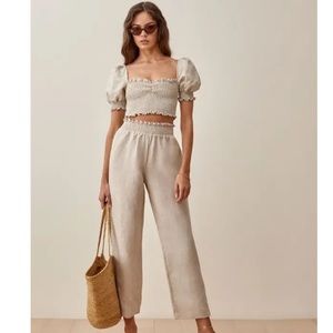 Reformation Linen Pants